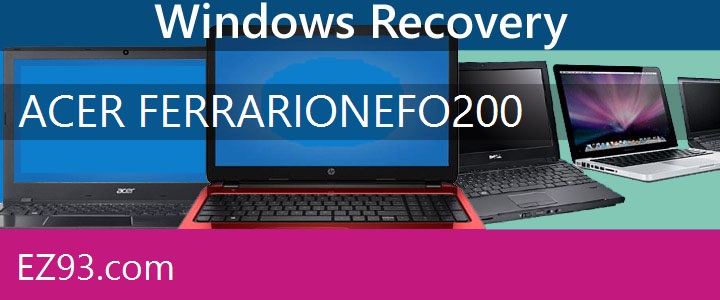 Easy Acer Ferrari One FO200 Netbook recovery
