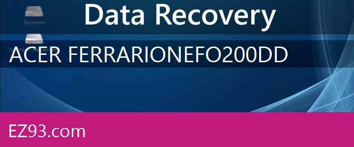 Easy Acer Ferrari One FO200 Data Recovery 