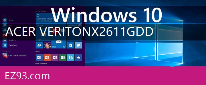 Easy Acer Veriton X2611G Windows 10