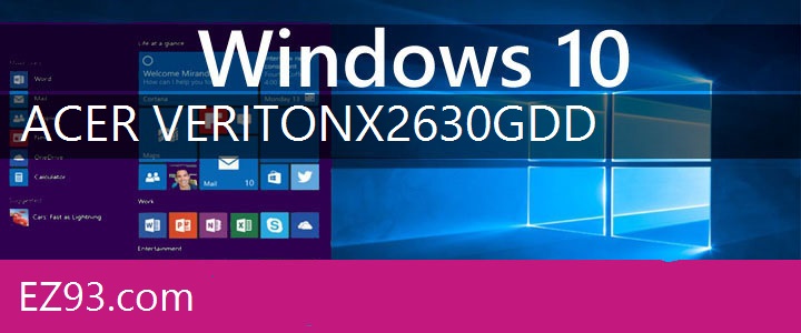 Easy Acer Veriton X2630G Windows 10