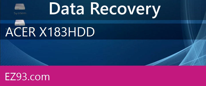 Easy Acer X183H Data Recovery 