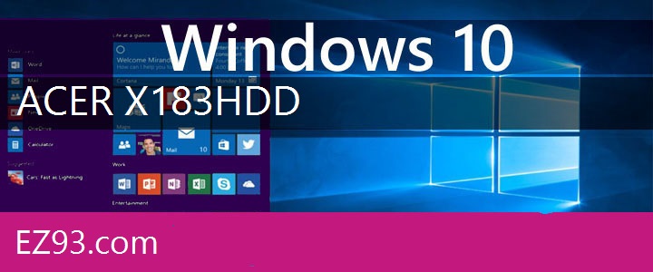 Easy Acer X183H Windows 10