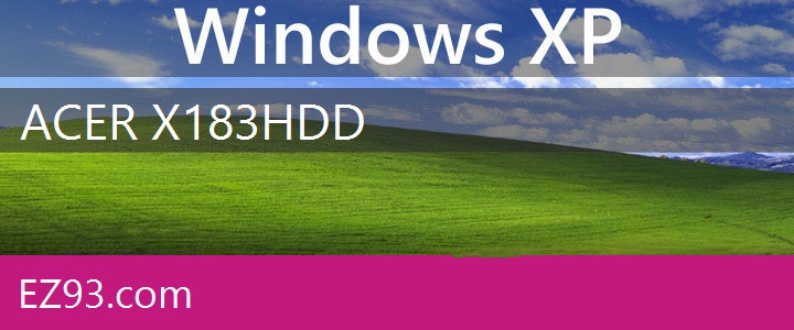 Easy Acer X183H Windows XP