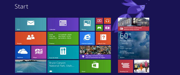 Standard Windows 8.1 Desktop
