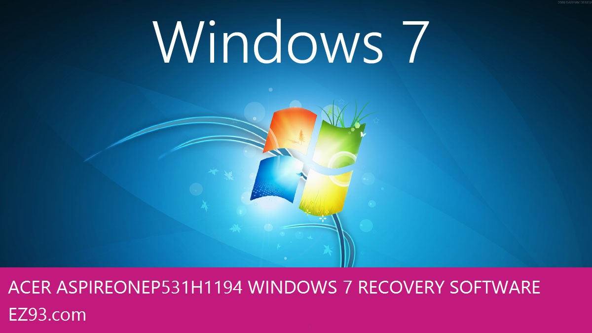 Acer Aspire One-P531h-1194 Windows 7 screen shot