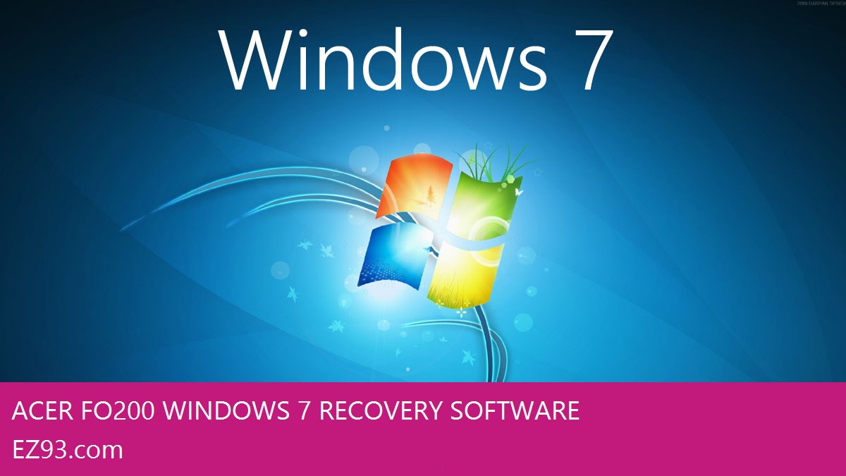 Acer FO200 Windows 7 screen shot