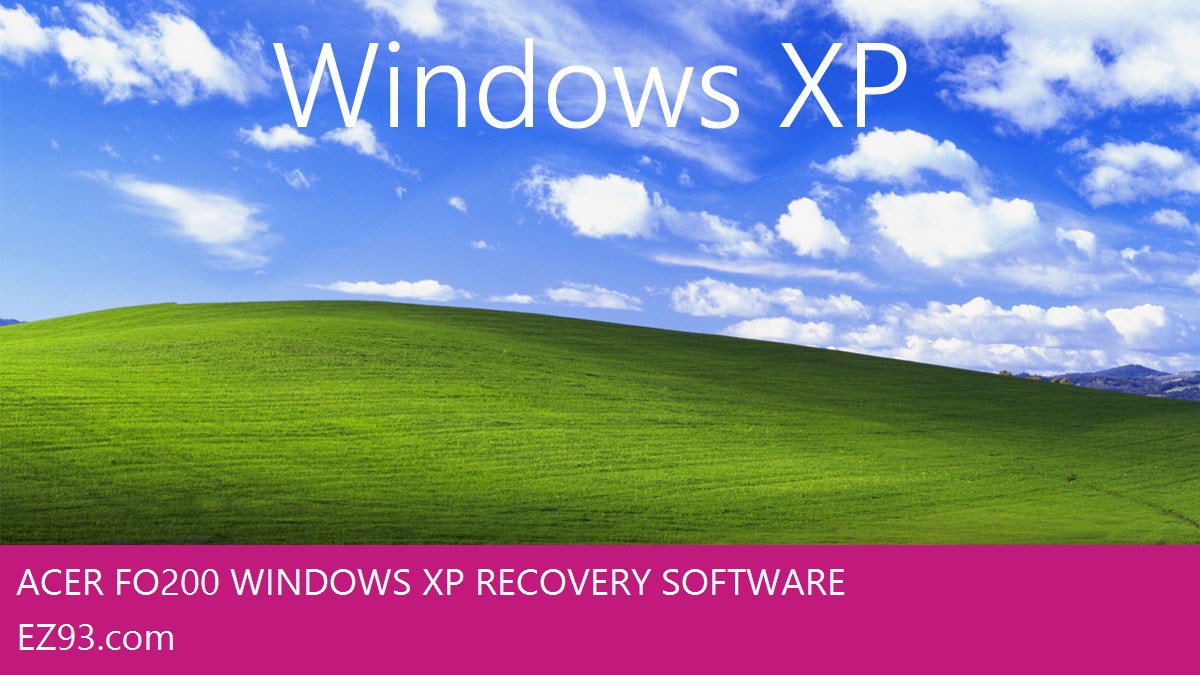 Acer FO200 Windows XP screen shot