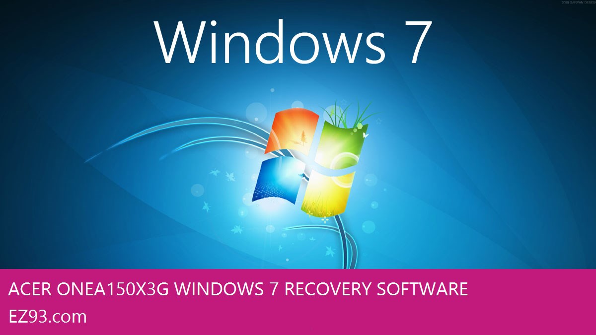 Acer One A150X-3G Windows 7 screen shot
