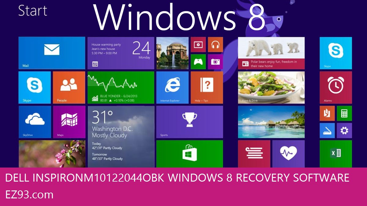 Dell Inspiron M1012-2044obk Windows 8 screen shot