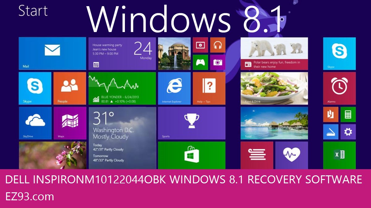 Dell Inspiron M1012-2044obk Windows 8.1 screen shot