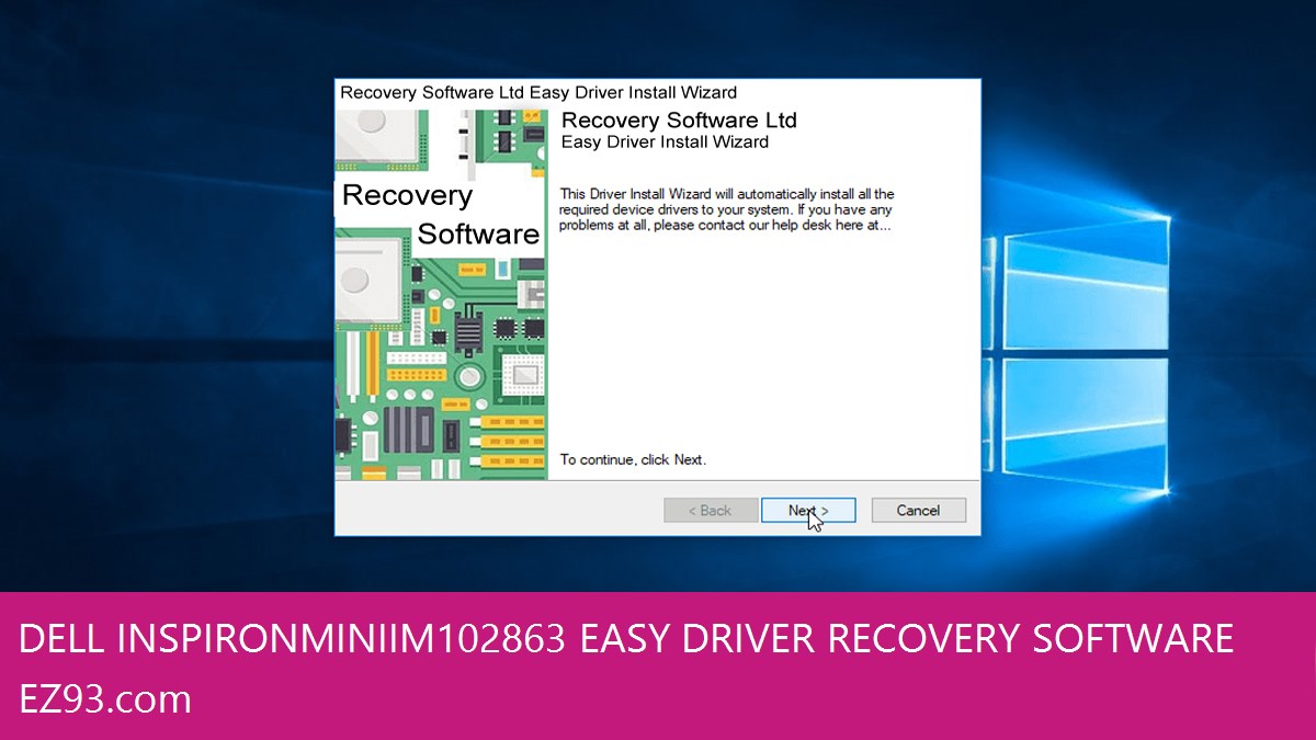 Dell Inspiron Mini IM10-2863 Easy Driver Recovery